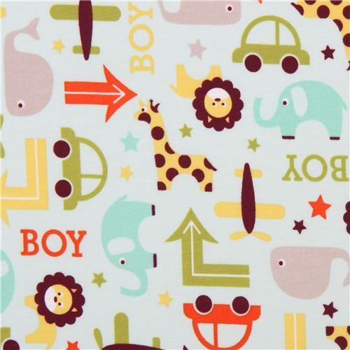 Boy knit deals fabric