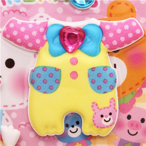 baby dress up doll puffy sponge stickers magic stickers Sticker