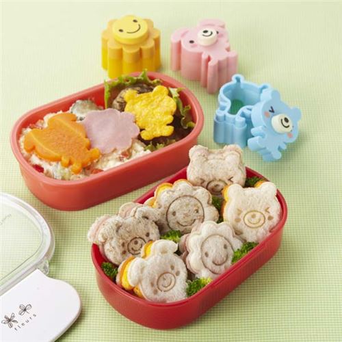 bear dog sun Bento food cutters Bento Accessories Bento Boxes