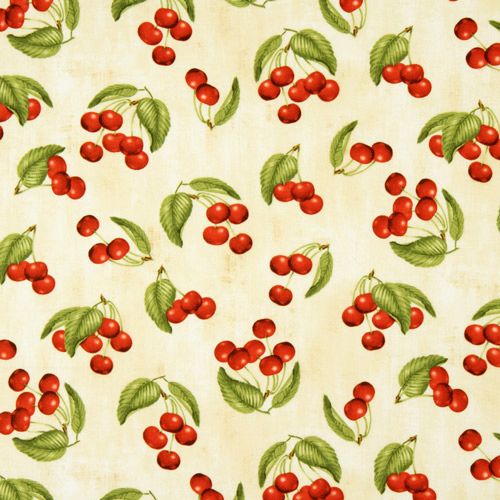beautiful yellow cherry fabric Robert Kaufman 2