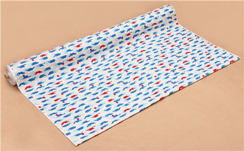 beige Fuji wave Asia fabric from Japan 3
