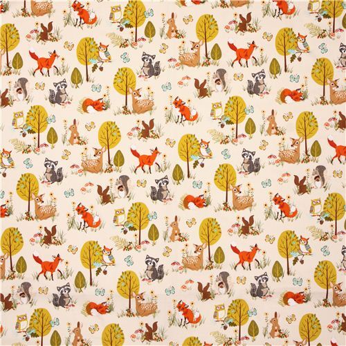 beige-forest-animal-tree-fabric-forest-fellows-by-robert-kaufman-usa-modes4u