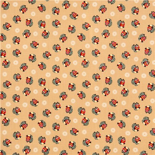 beige structured Japanese dragon dobby fabric Cosmo Japan 2