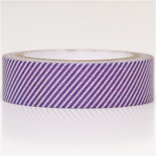 Bias Purple Stripes Washi Tape Deco Tape Modes4u