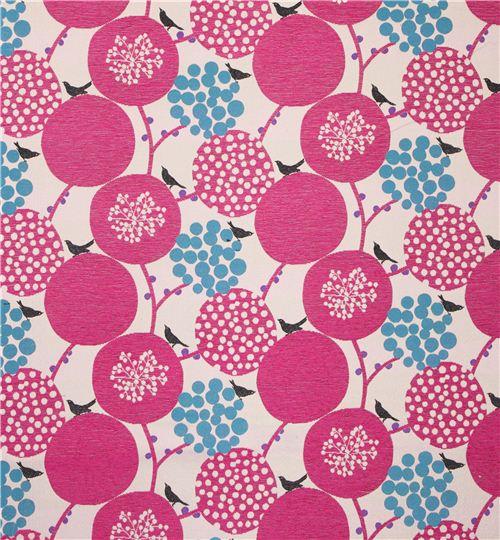 big berry Jacquard echino fabric hot rosa de Japn2