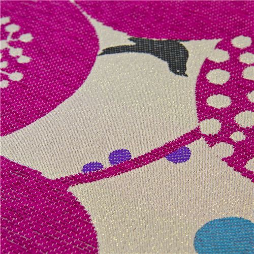 big berry Jacquard echino fabric hot rosa de Japn4