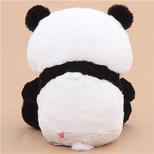 big black white panda squeaky plush toy Japan - modeS4u