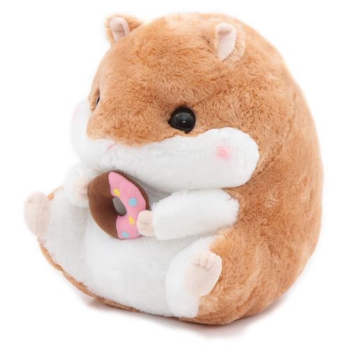 big light brown white hamster Coroham Coron Cafe plush toy Japan - modeS4u