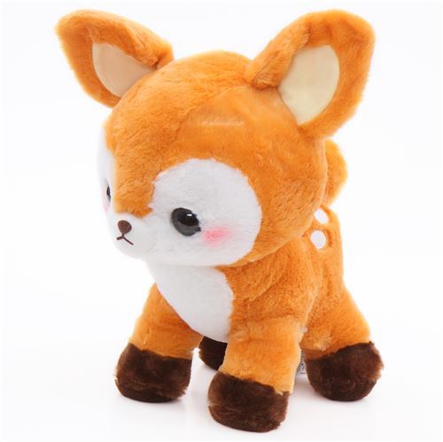 big orange-brown cute deer Koijika no Latte plush toy Japan - modeS4u