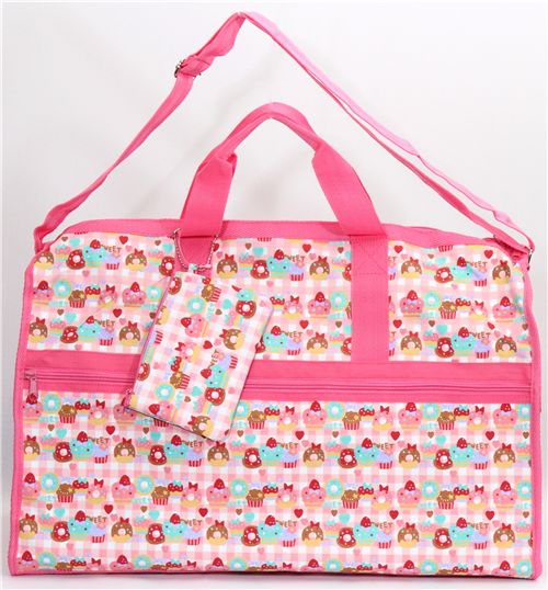 big pink kawaii donuts cupcake bag from Japan - modeS4u