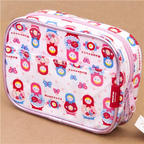 big pink matryoshka doll pouch from Japan - modeS4u