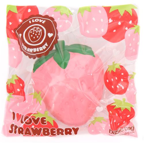 Big Pink Strawberry Fruit Scented Squishy By Ibloom Modes4u