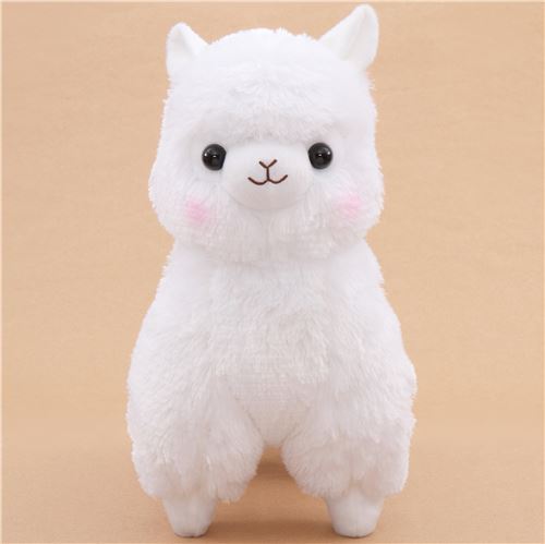 white alpaca plush