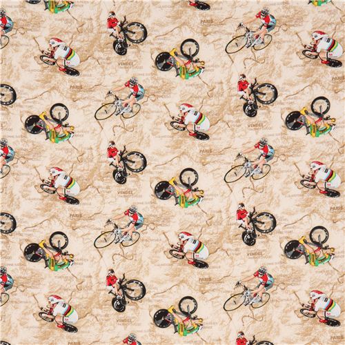 bike race fabric by Timeless Treasures Tour de France 2