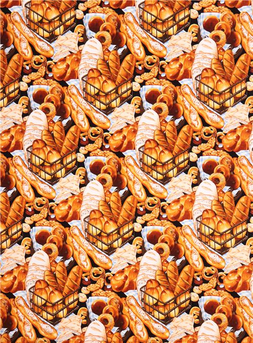 schwarzer Alexander Henry Boulangerie Gebäck Brot Stoff 2