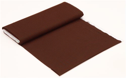 black Robert Kaufman mini orange dot fabric Spot On 3