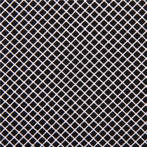black Robert Kaufman plaid checker fabric Remix 3