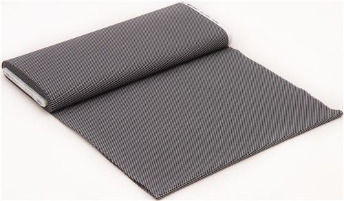 black Robert Kaufman plaid checker fabric Remix 4
