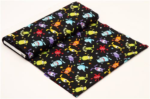 black alien fabric Timeless Treasures from the USA 4