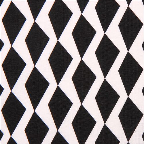 black and white Mountain & Valley Geo Print fabric Michael Miller USA ...