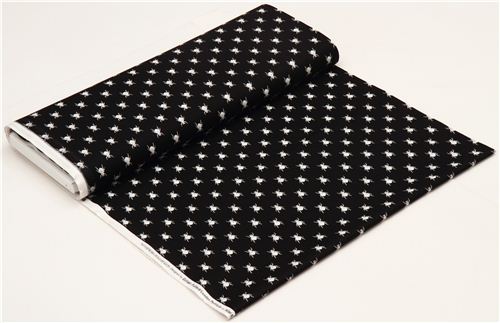 black animal fabric with white bugs Michael Miller 3