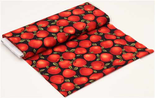 black apples fabric by Timeless Treasures USA 3