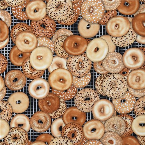 black bagel fabric Realizzato da Robert Kaufman 2