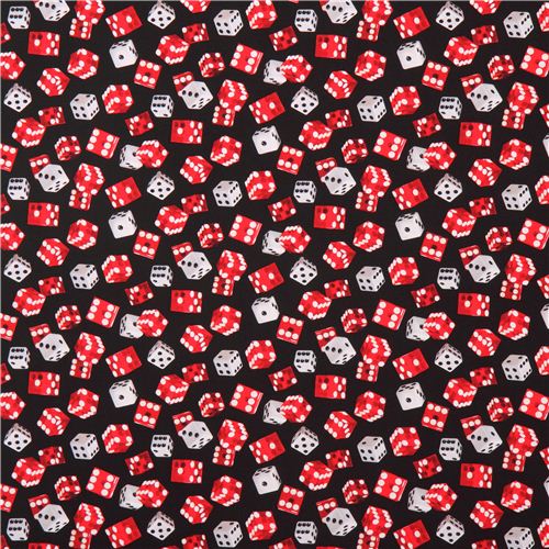 black dice fabric by Elizabeth's Studio from the USA 2