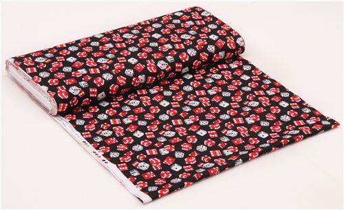 black dice fabric by Elizabeth's Studio from the USA 3
