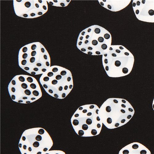 black dice fabric by Timeless Treasures USA Fabric by Timeless Treasures modes4u