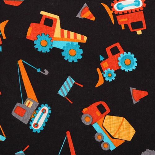Coupon De Tissu Enfant - Motif Véhicules - 67 X 78 Cm - Coton - Neuf - Fabrication Française