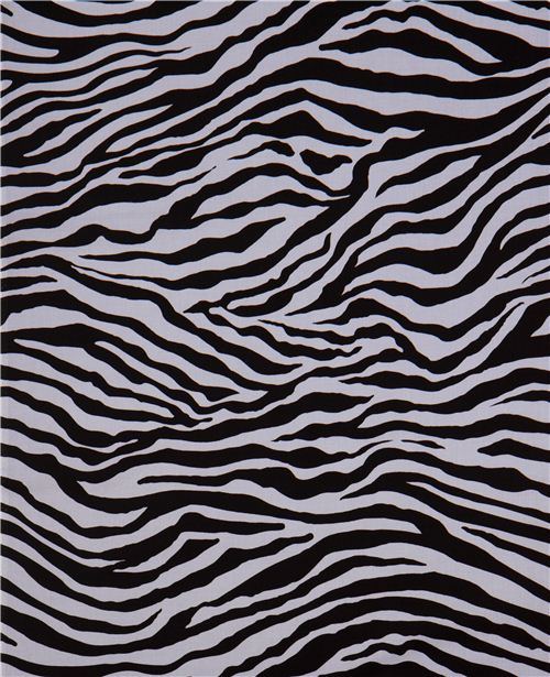 black grey zebra animal skin print Michael Miller fabric - Animal ...