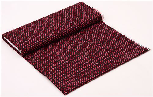 schwarzer Herz Stoff Timeless Treasures USA 4