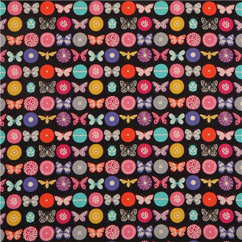 black insect echino canvas fabric insect 2
