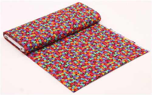 black ladybirds colorful bug fabric by Timeless Treasures USA 4