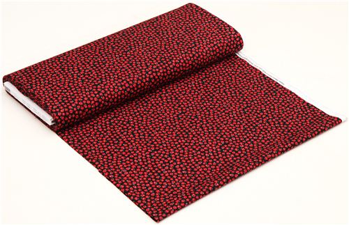 schwarzer Marienk�fer Stoff von Timeless Treasures USA 3