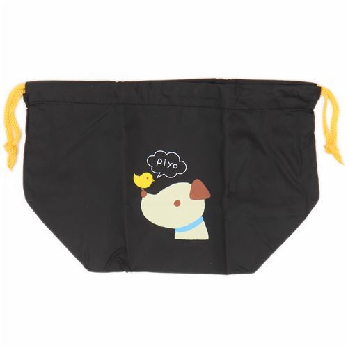 black lunch bag with dog from Japan modeS4u