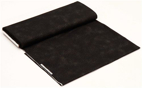 black metallic dots fabric Clothworks Basic Dot 3
