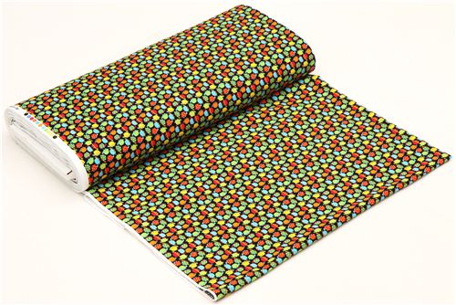 black mini turtle animal flannel fabric Timeless Treasures 3