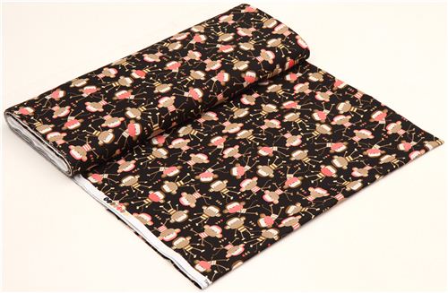 black monkey animal fabric Timeless Treasures USA 3