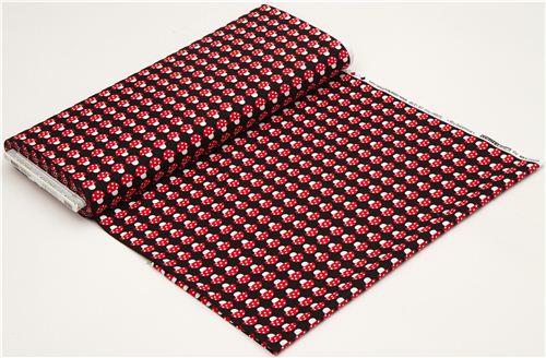 black mushroom fabric par Robert Kaufman USA 3
