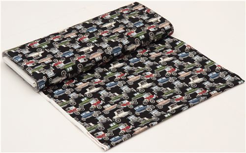 black old cars fabric by Timeless Treasures USA 3