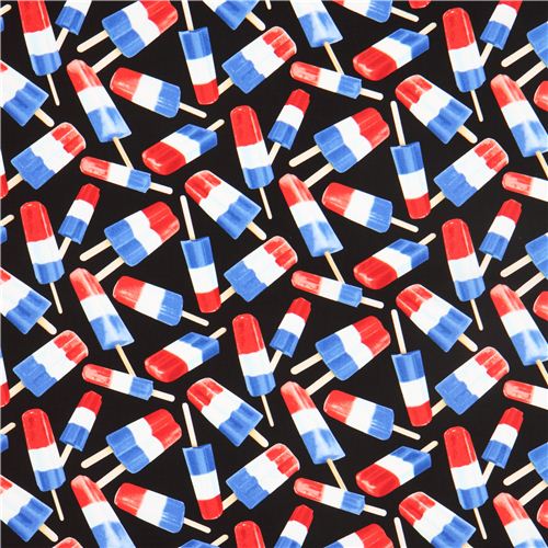 black popsicle fabric Timeless Treasures 2