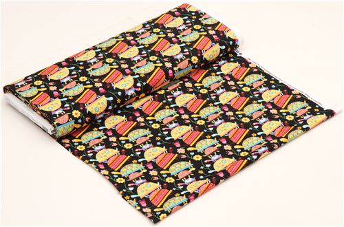 black turtle animal fabric by Timeless Treasures USA 3