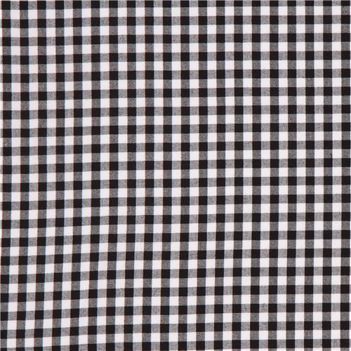 black white checkered Robert Kaufman fabric Carolina Gingham 2