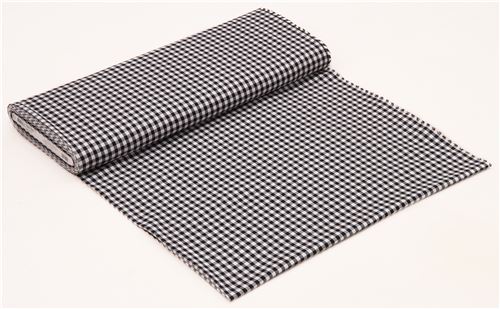 black white checkered Robert Kaufman fabric Carolina Gingham 3