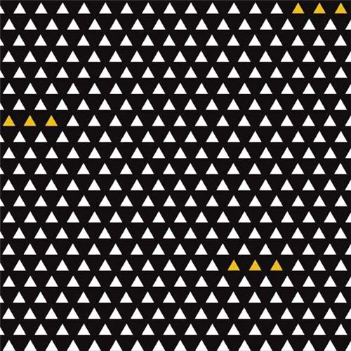 black white small triangle knit fabric Riley Blake Fabric