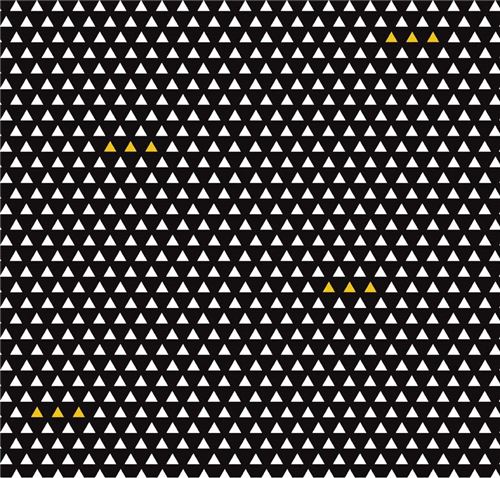 black white small triangle knit fabric Riley Blake  4