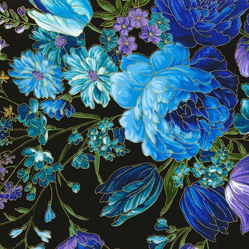 black-with-blue-teal-purple-flower-gold-metallic-fabric-by-Timeless-Treasures--217744-1.jpg
