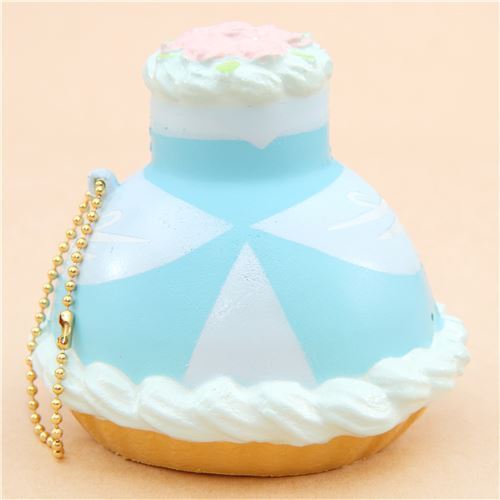Squishy de pastel con tartaleta en forma de vestido de princesa Cenicienta  - modesS4u